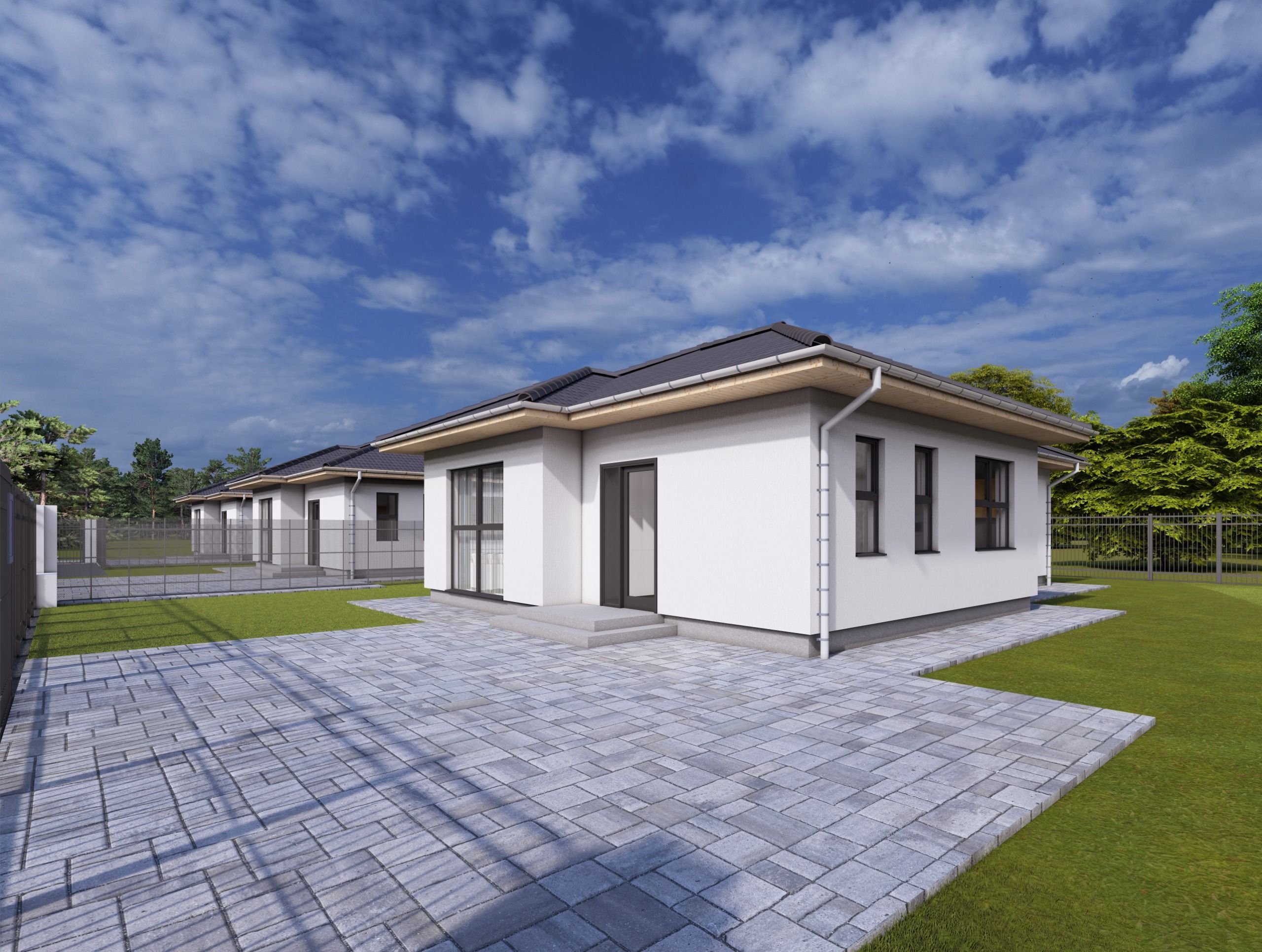 Casa la cheie 4 camere,120 mp,512 mp teren,cu gard si pavaj