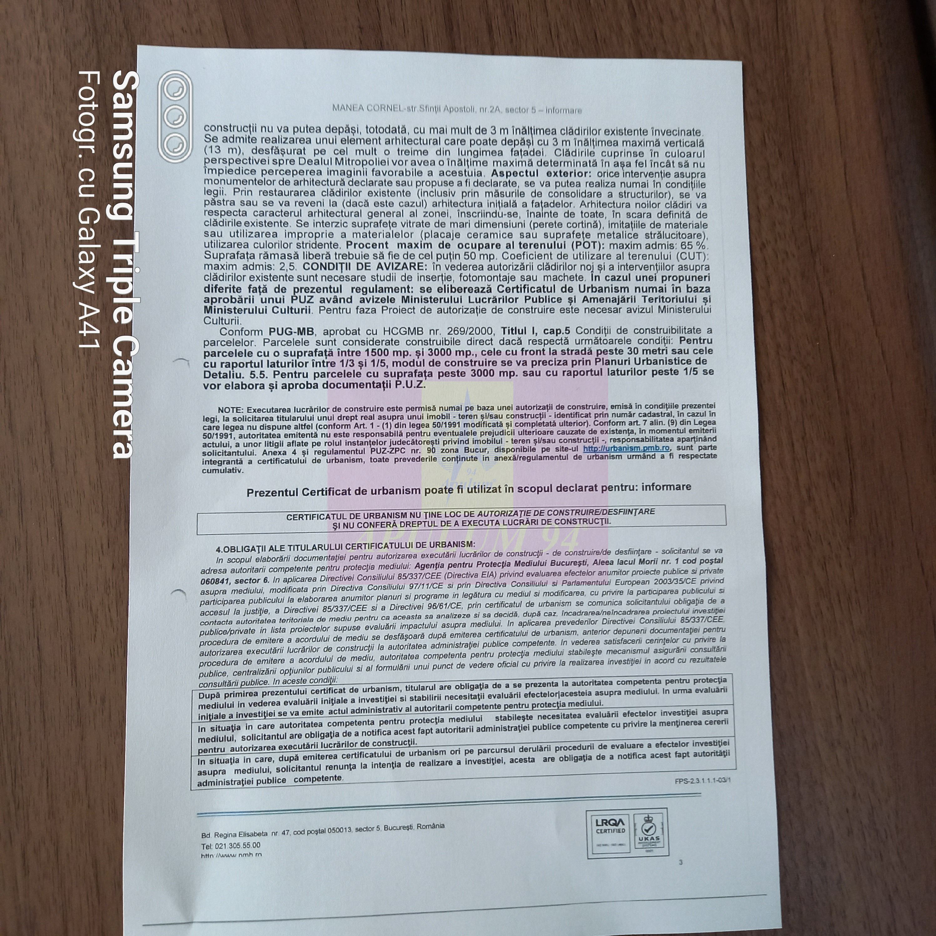 Vanzare teren Unirii-Pata Constitutiei — fotografia 3