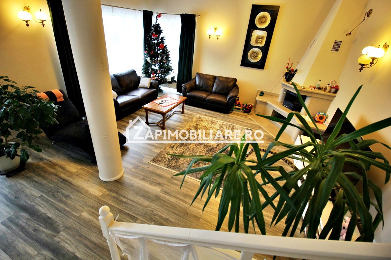 Casa D-P-E, 5 camere 200 mp,1.000 mp teren, garaj, semineu — fotografia 12