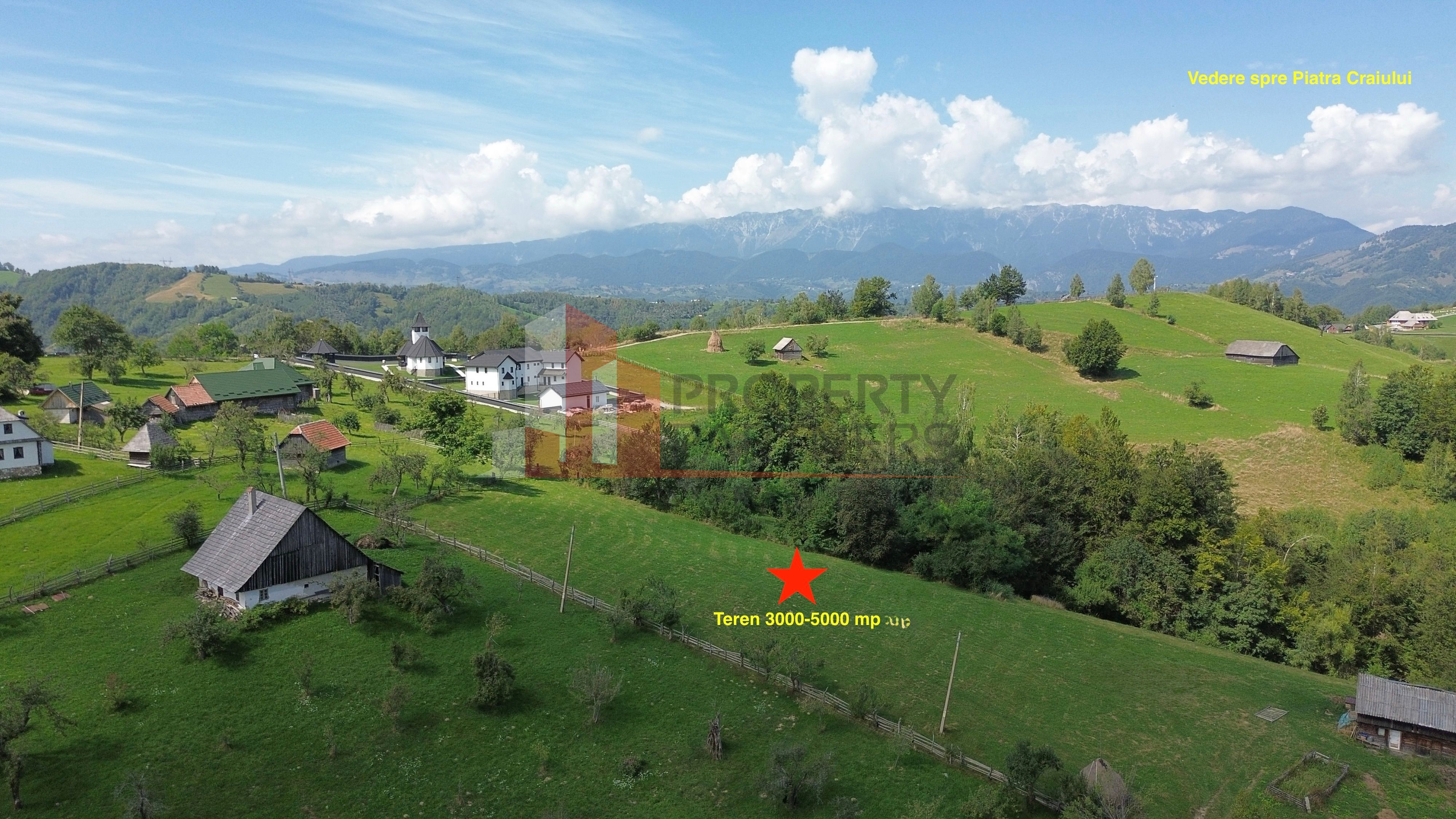 Teren intravilan 3.000–5.000 mp, priveliște panoramică – Bran–Șimon — fotografia 5