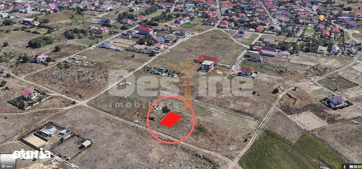 Teren intravilan de vânzare – Constanța, zona Km 5 – Vila Cucoanei — fotografia 3