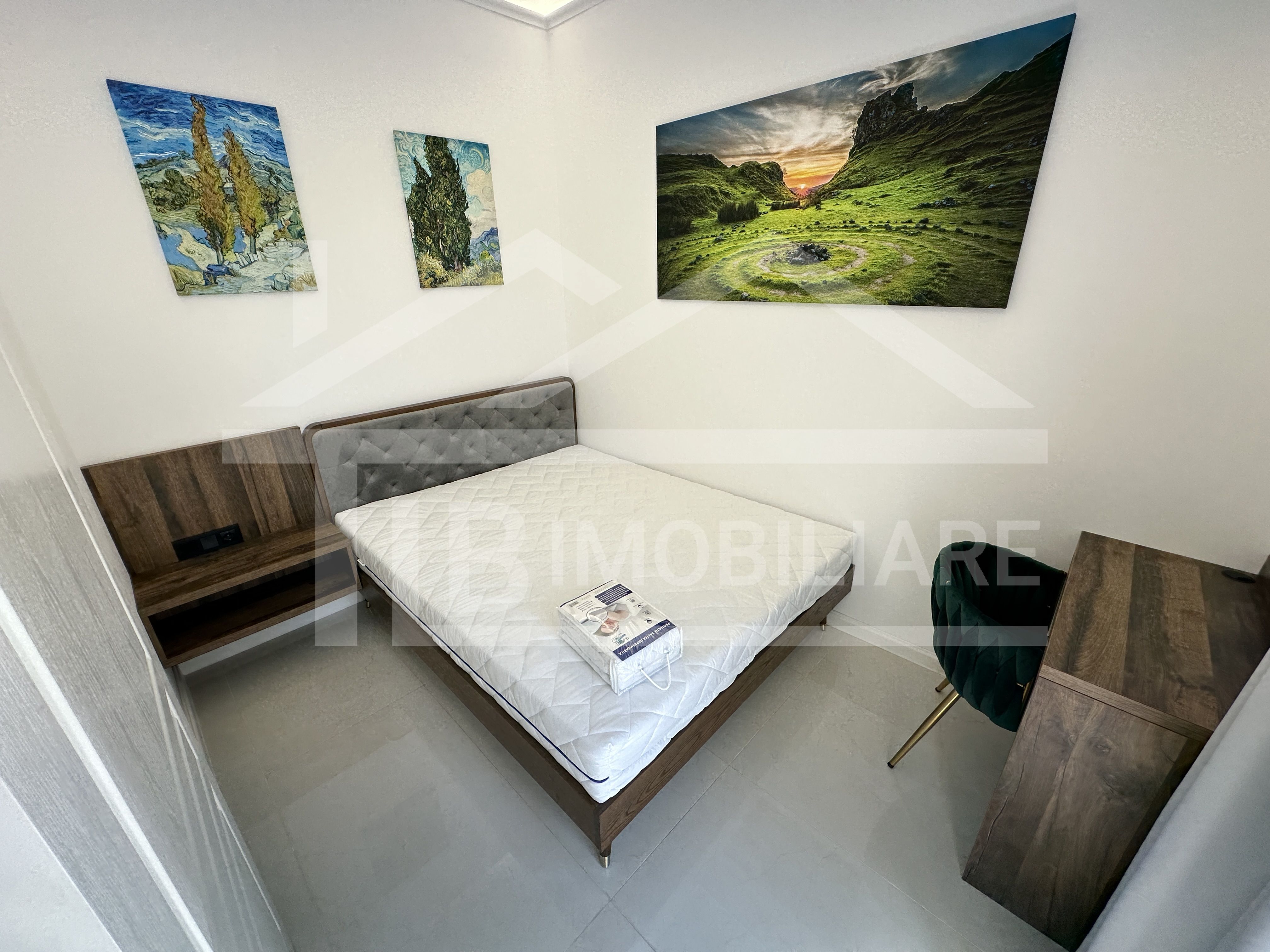 Apartament cu 2 camere, 52mp, terasa 20mp, parcare, lux, Zona Vivat Residence — fotografia 6