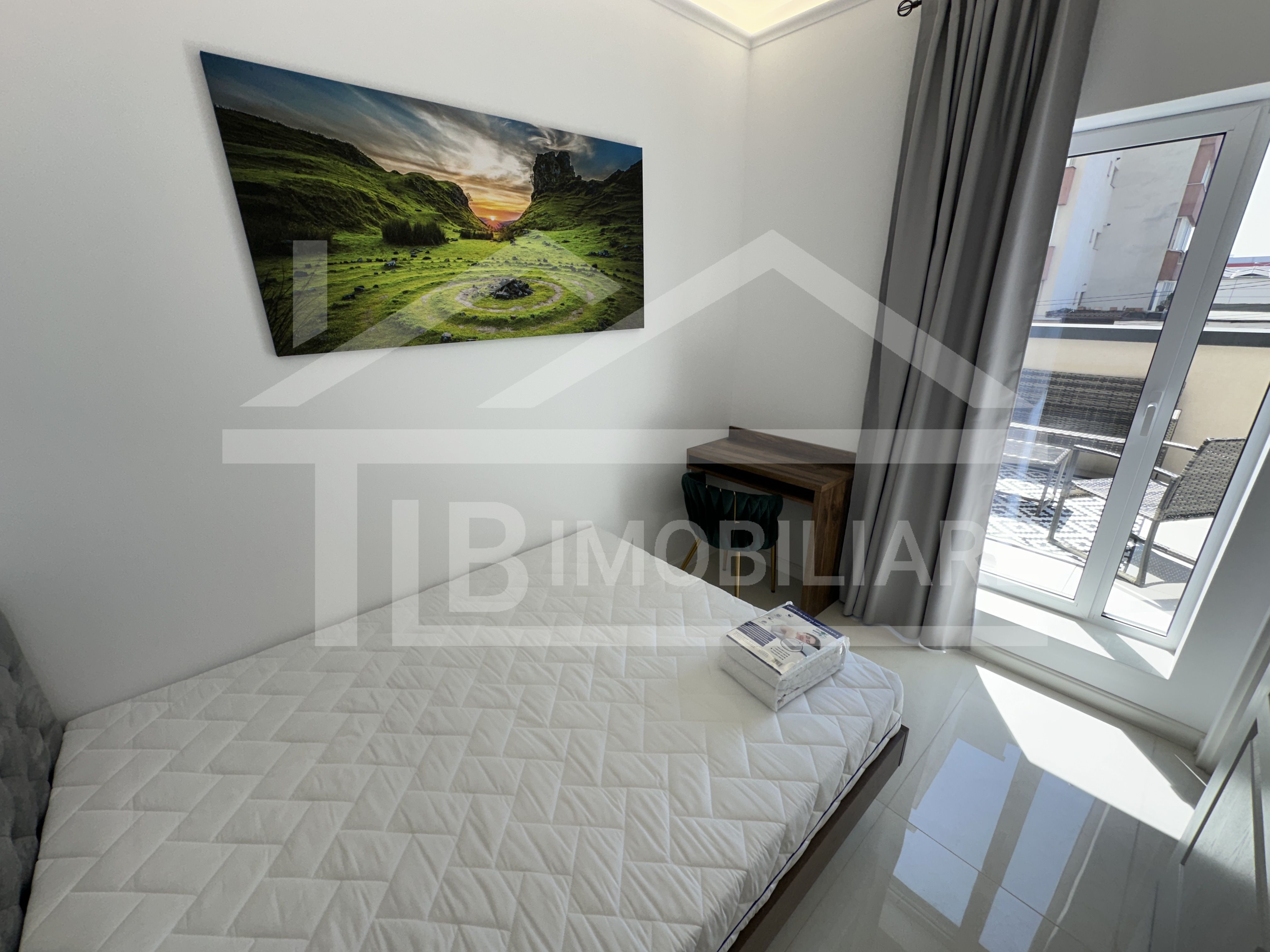 Apartament cu 2 camere, 52mp, terasa 20mp, parcare, lux, Zona Vivat Residence — fotografia 7