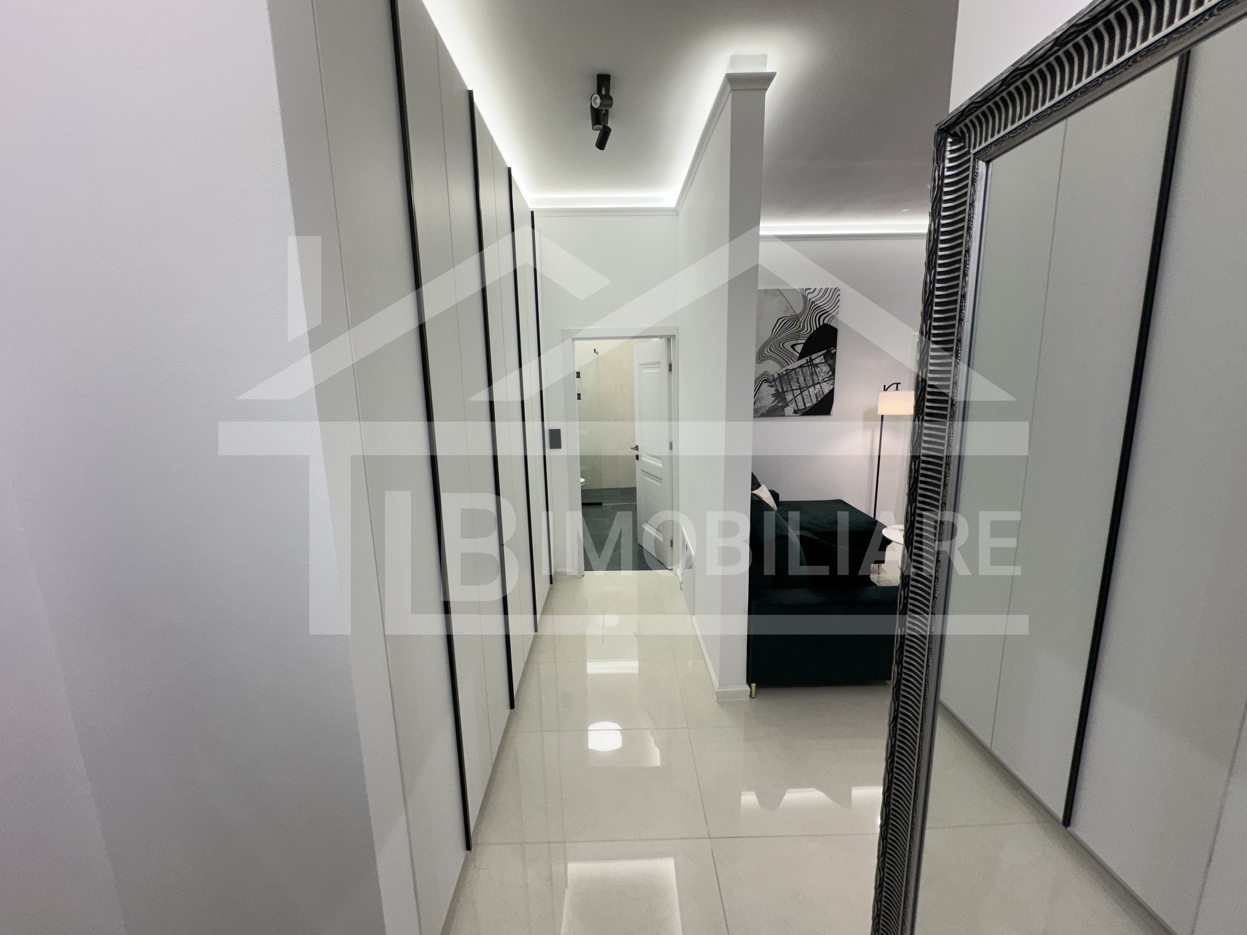 Apartament cu 2 camere, 52mp, terasa 20mp, parcare, lux, Zona Vivat Residence — fotografia 8