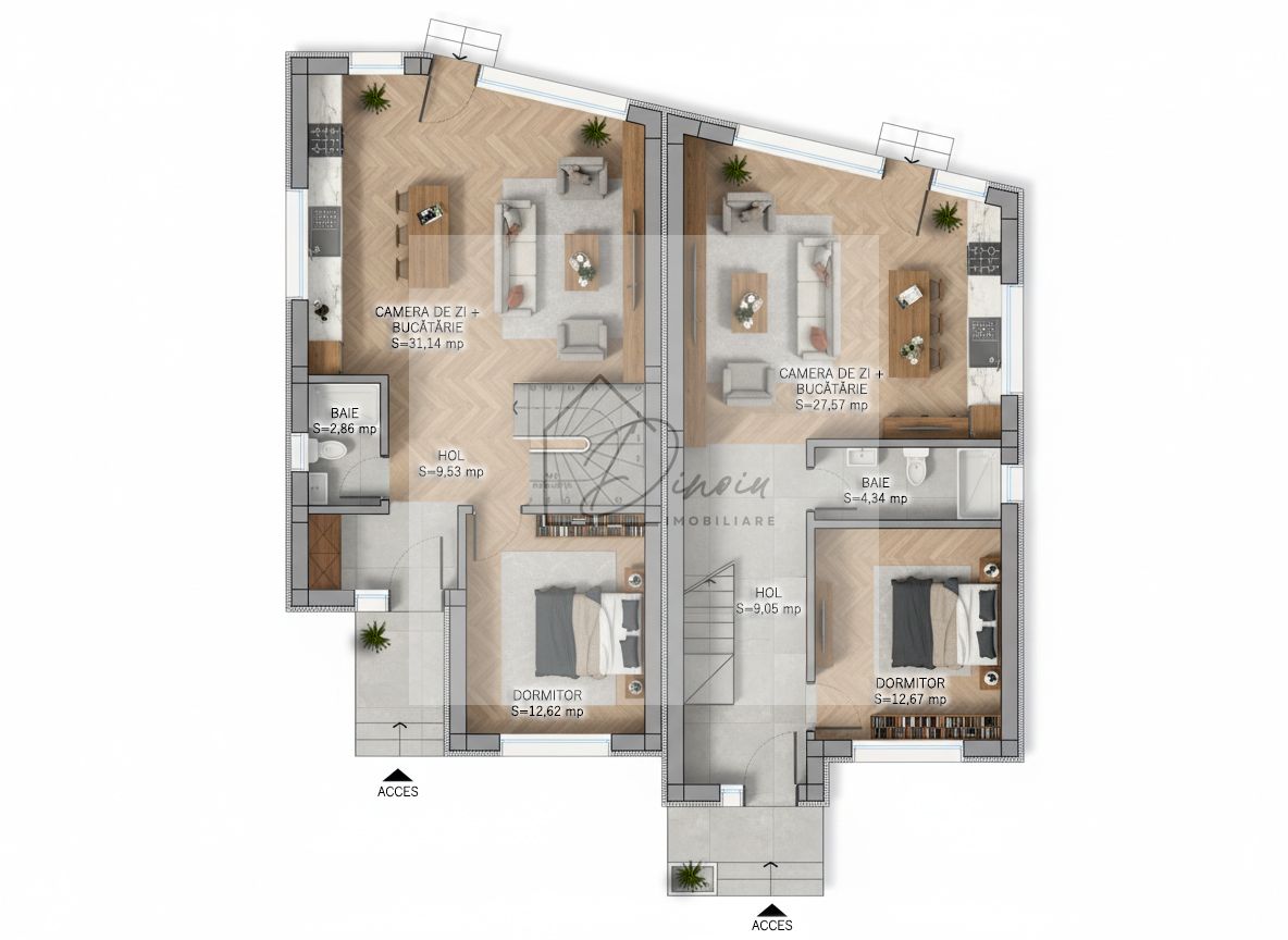 Vila 5 camere Otopeni - centru I individuala, calcan I P+1E+M I COM0% — fotografia 10