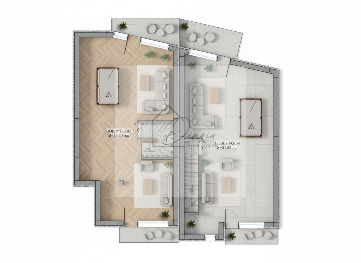 Vila 5 camere Otopeni - centru I individuala, calcan I P+1E+M I COM0% — fotografia 12