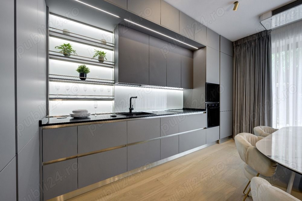 Apartament duplex cu scară interioară LUX Proiect unic tip boutique Pipera - Iancu Nicolae — fotografia 6