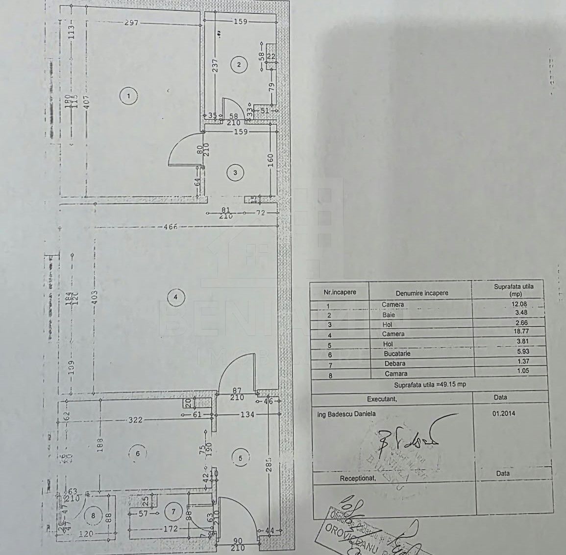 2 camere - Parter- Brazda- Renovat- 49mp -centrala termica — fotografia 9