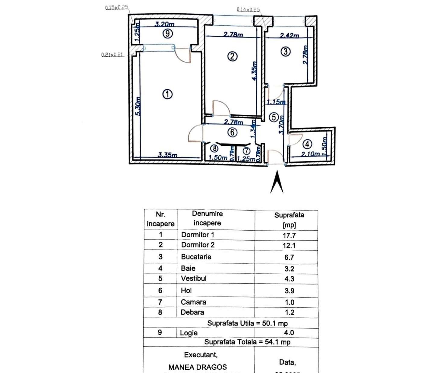 Apartament 2 camere zona Jean Steriadi - Auchan Titan — fotografia 7