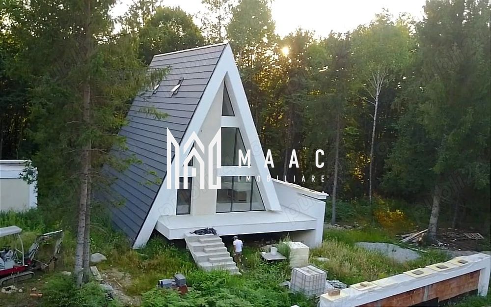 Cabană A-Frame | Porumbacu de Sus | 3 camere | 153 MPU | Castelul de Lut