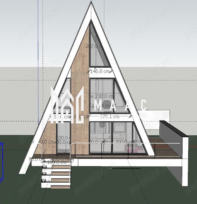Cabană A-Frame | Porumbacu de Sus | 3 camere | 153 MPU | Castelul de Lut — fotografia 10