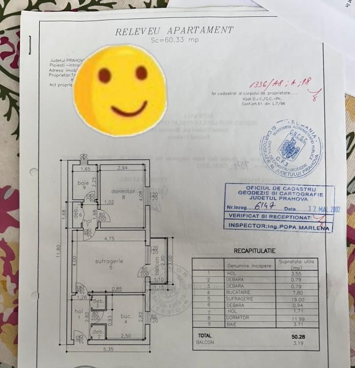 Apartament 2 camere, semidecomandat, Vest, Ploiesti — fotografia 15