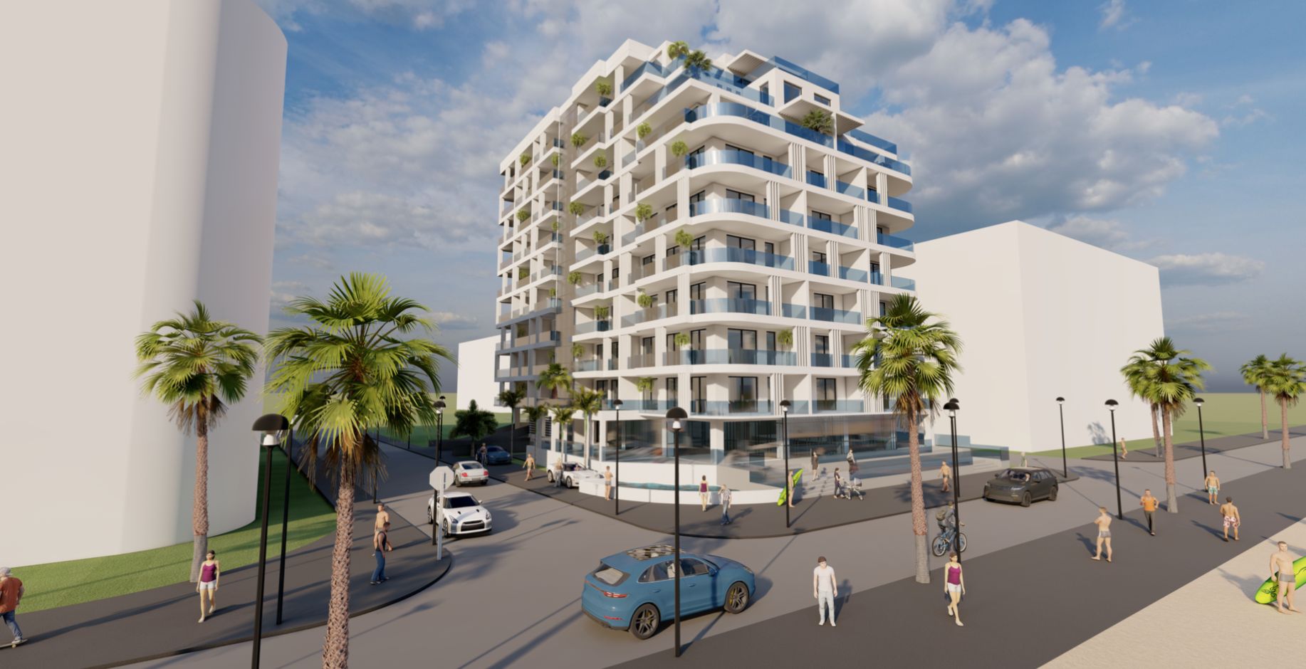 Ag. Eu. vinde ap. 2 cam.  66  mp  | terasa 14 mp  An finalizare 2024 Mamaia Nord — fotografia 4