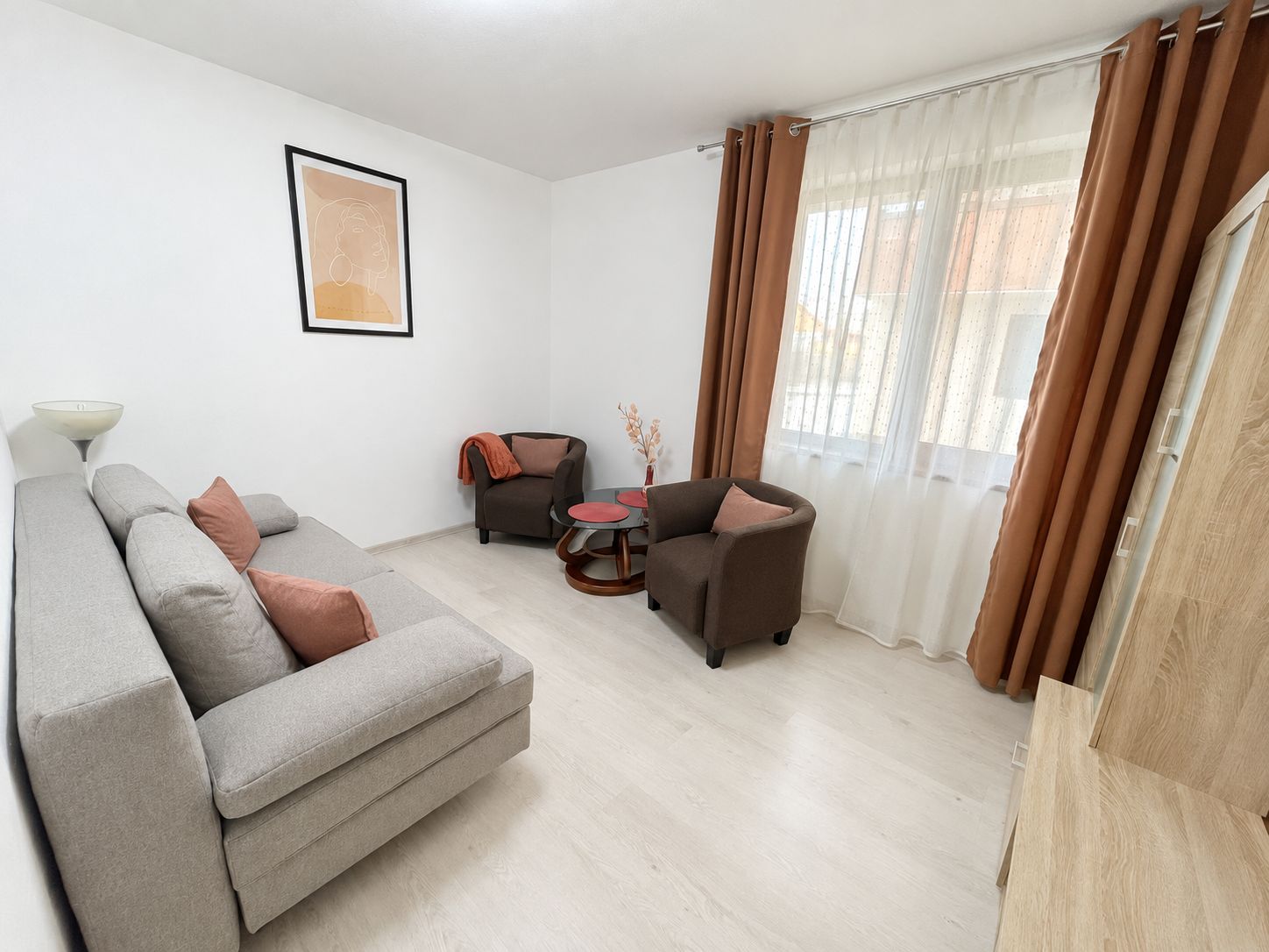 Apartament cu 1 cameră, mobilat și utilat, loc de parcare – Chișoda — fotografia 3