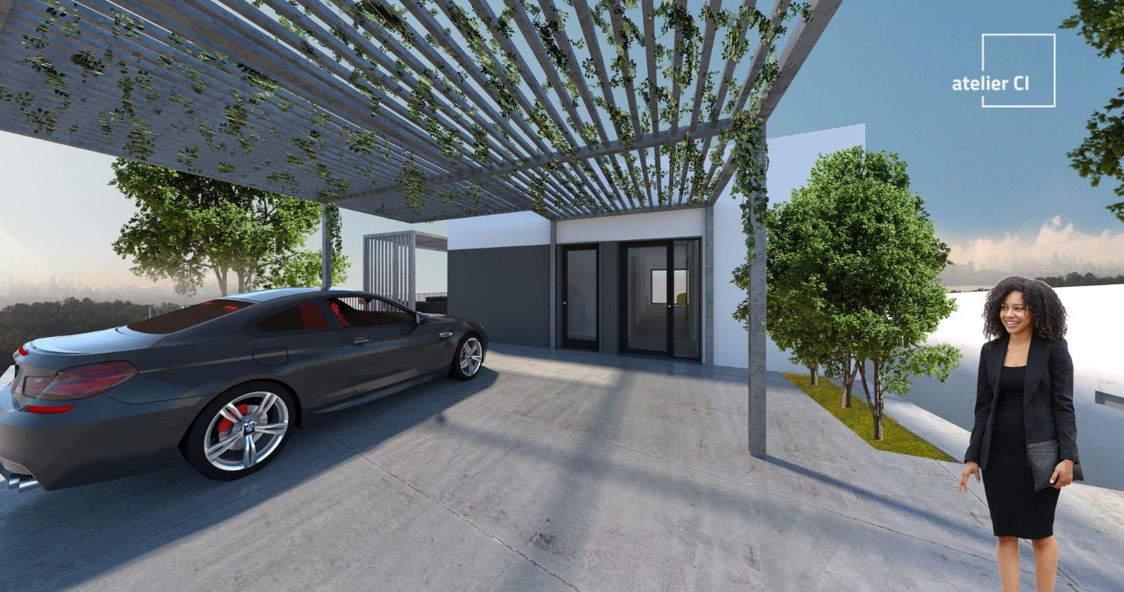 Vilă nouă design mediteranean, proiect deosebit și panoramă- 285.000 E — fotografia 3