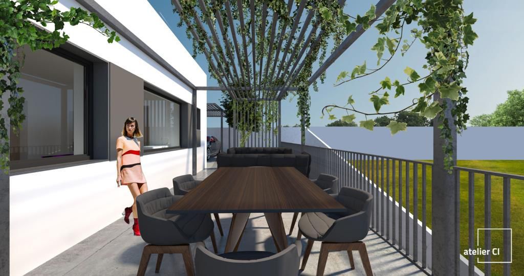 Vilă nouă design mediteranean, proiect deosebit și panoramă- 285.000 E — fotografia 5