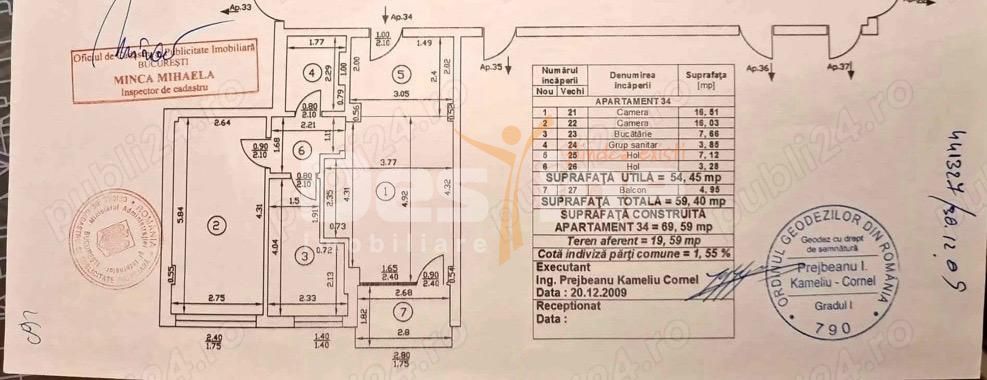 APARTAMENT 2 CAMERE SEMIDECOMANDAT