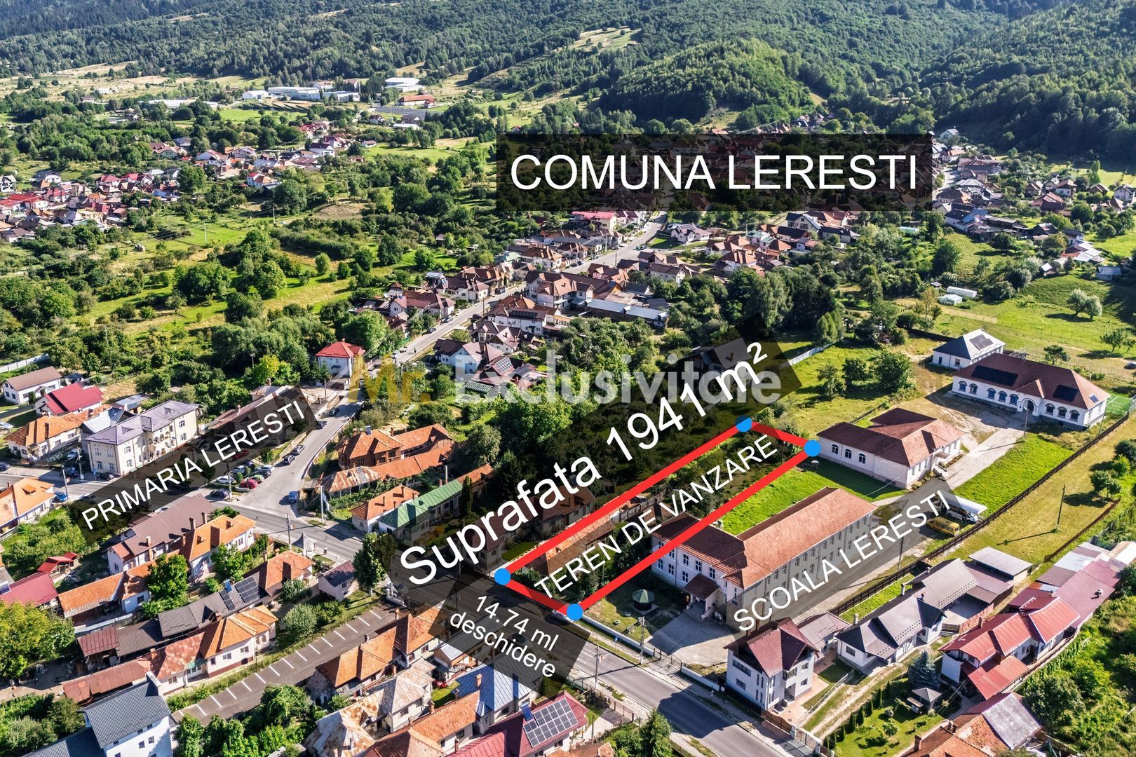 Teren cu potential exceptional 1941 mp– Centru Leresti | Campulung — fotografia 3