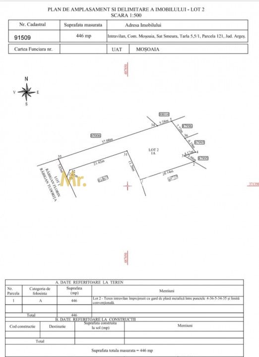 Teren intravilan 446 mp – Strada Pinilor, zonă exclusivistă foarte căutată — fotografia 4