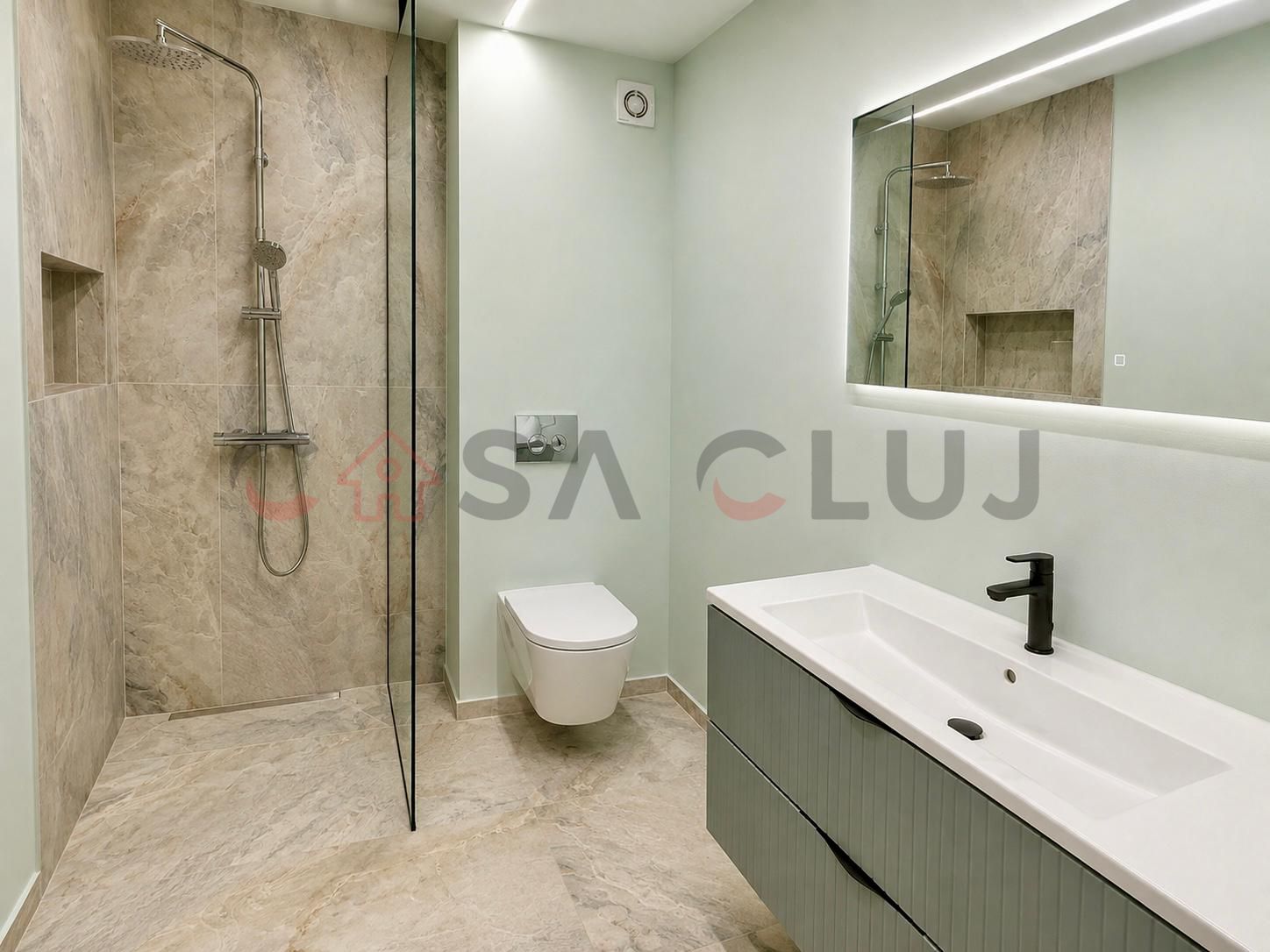 2 camere, zona Baza Sportivă Gheorgheni, bloc nou, la cheie — fotografia 4