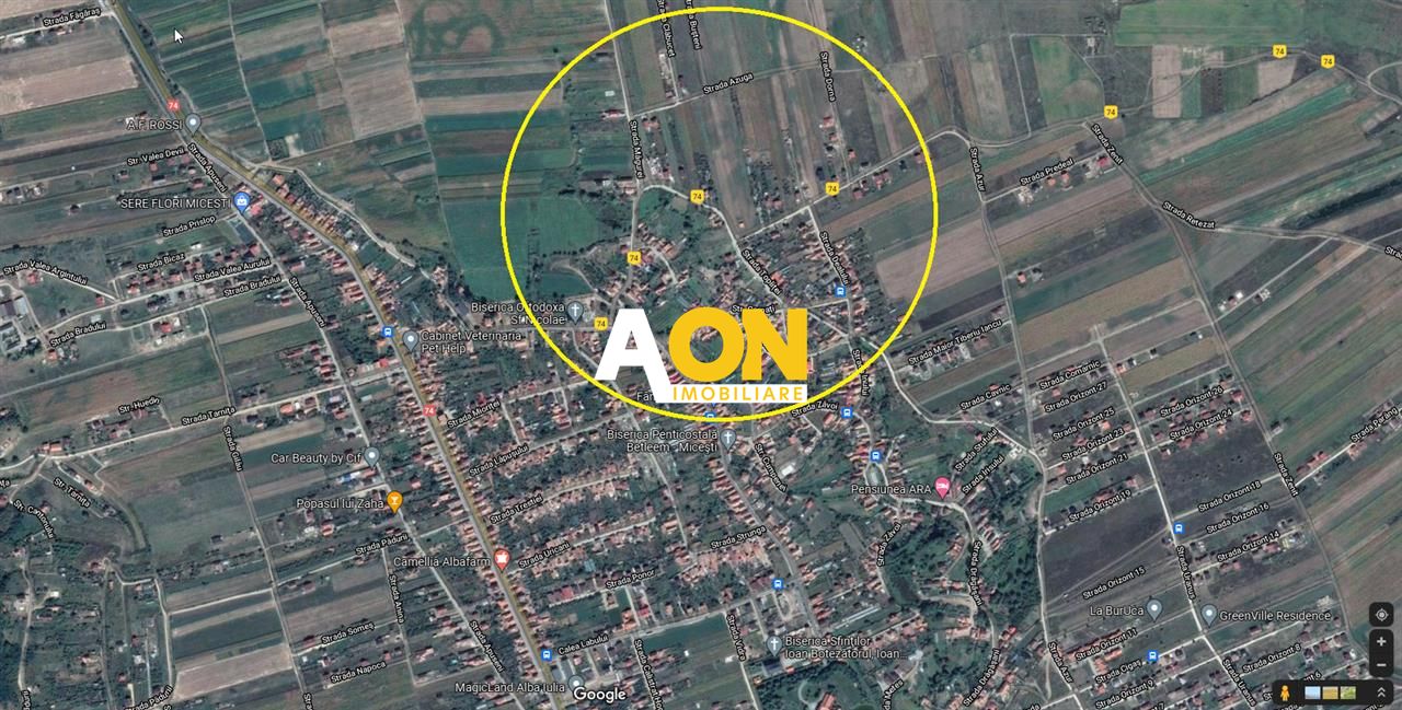Teren intravilan 1385 mp toate utilitatile Micesti