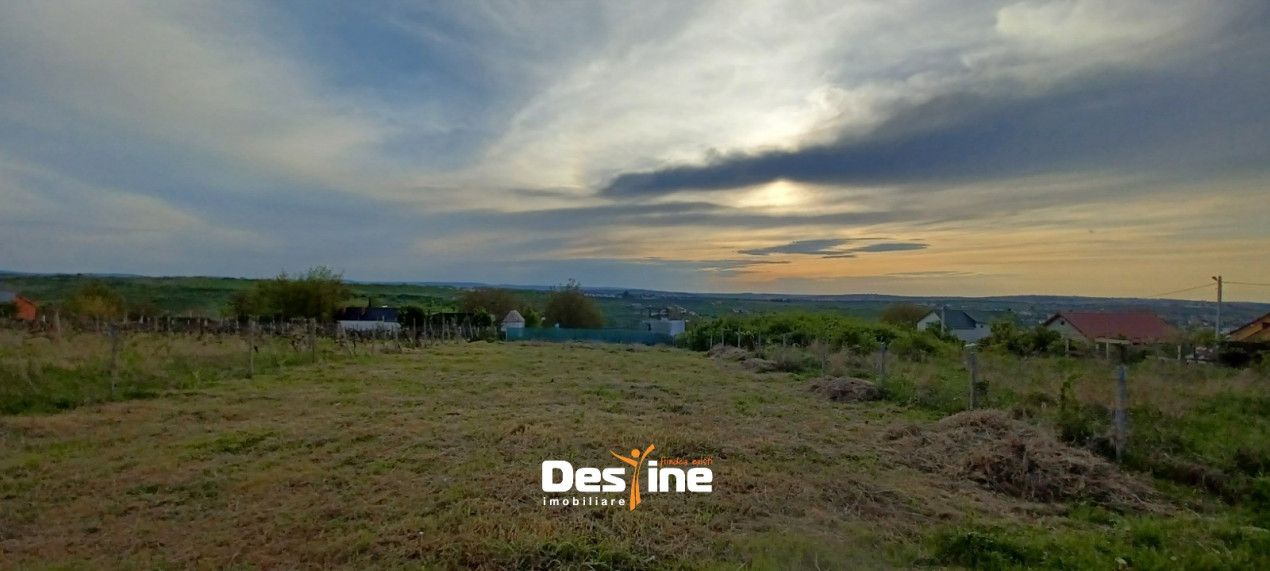 Bârnova - Teren Intravilan 974 Mp, utilitati, drum betonat — fotografia 3