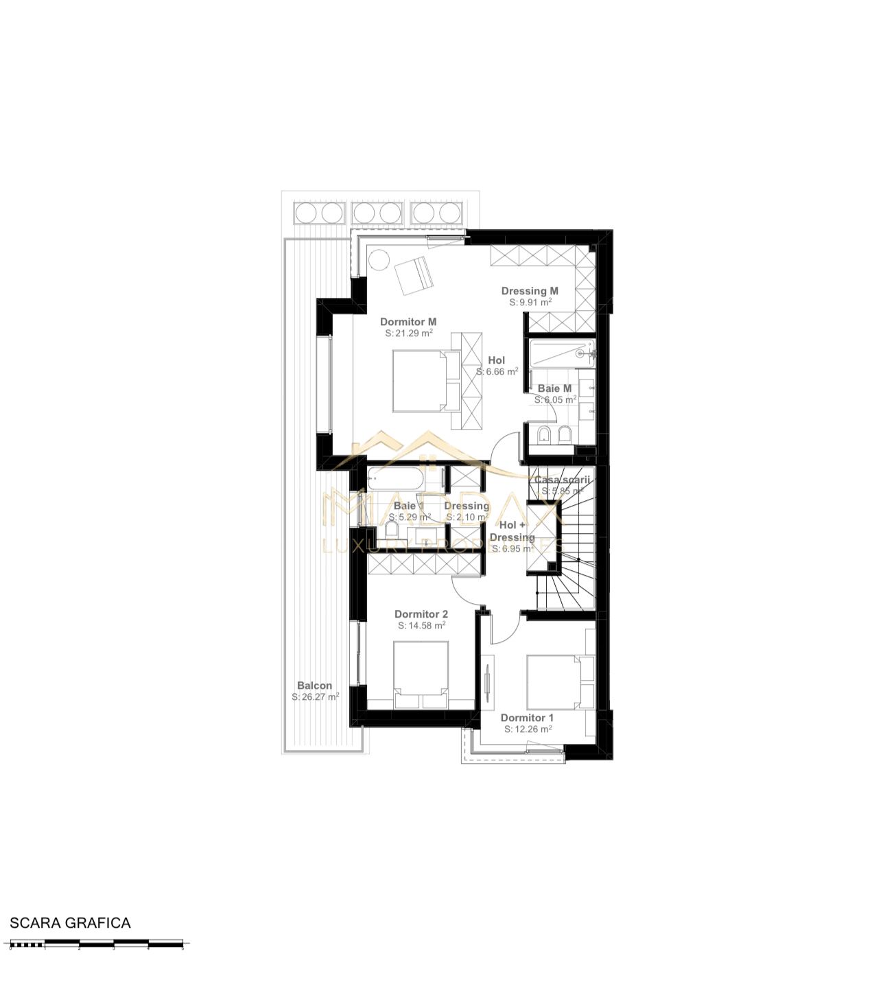 Vila cu 5 camere  *366mp* / Curte privată *315mp* / Pipera - Lake View — fotografia 58