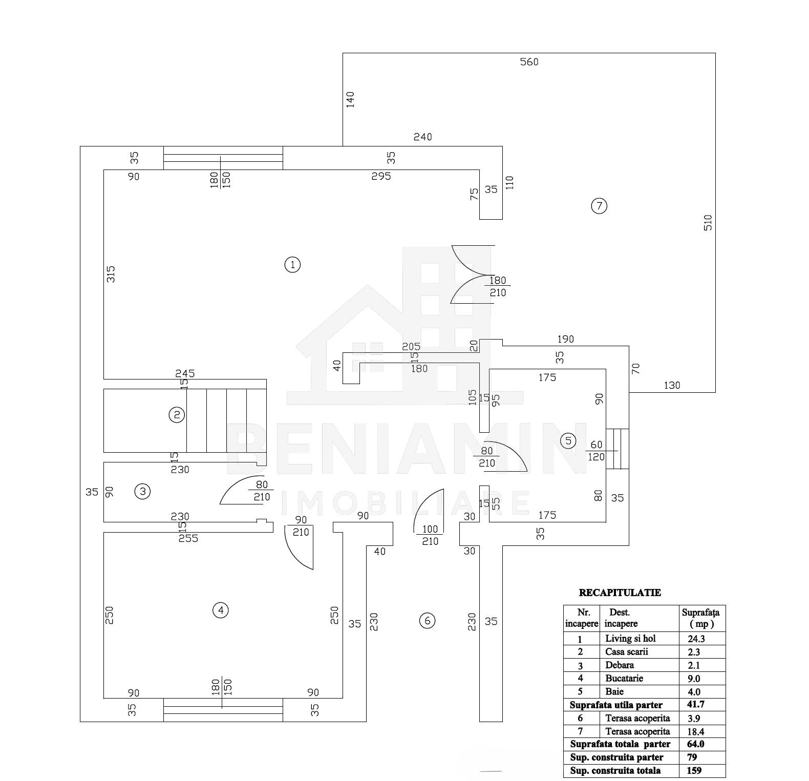 Casa P+1 Living-Bucatarie-3 Dormitoare-Toate utilitatile-Disponibila — fotografia 10