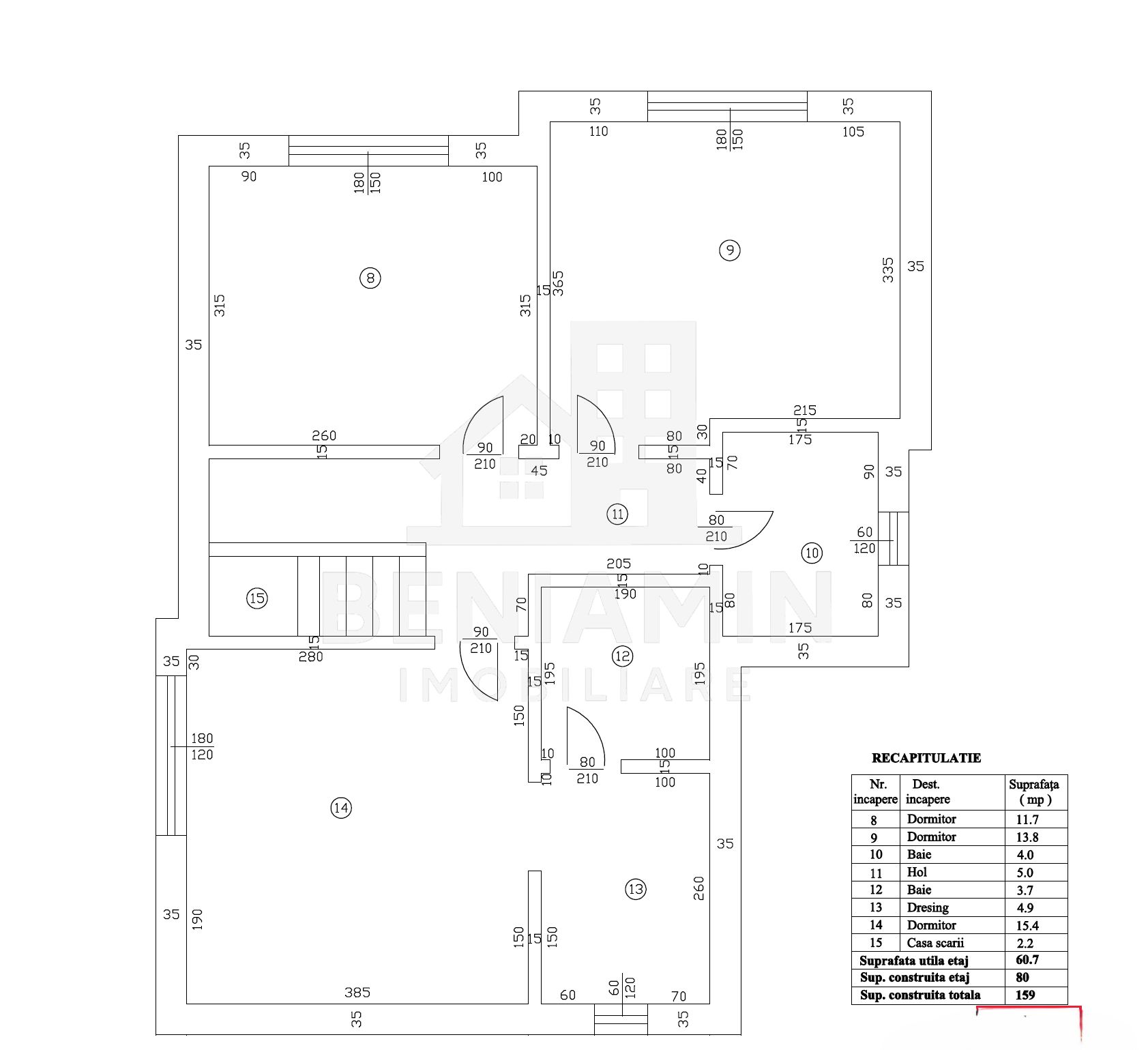 Casa P+1 Living-Bucatarie-3 Dormitoare-Toate utilitatile-Disponibila — fotografia 11