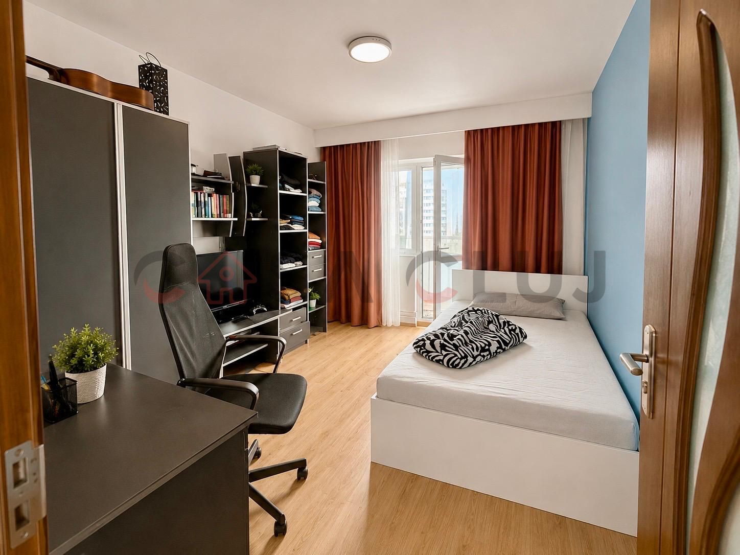 3 camere decomandate, etaj intermediar, zona Primăverii — fotografia 4