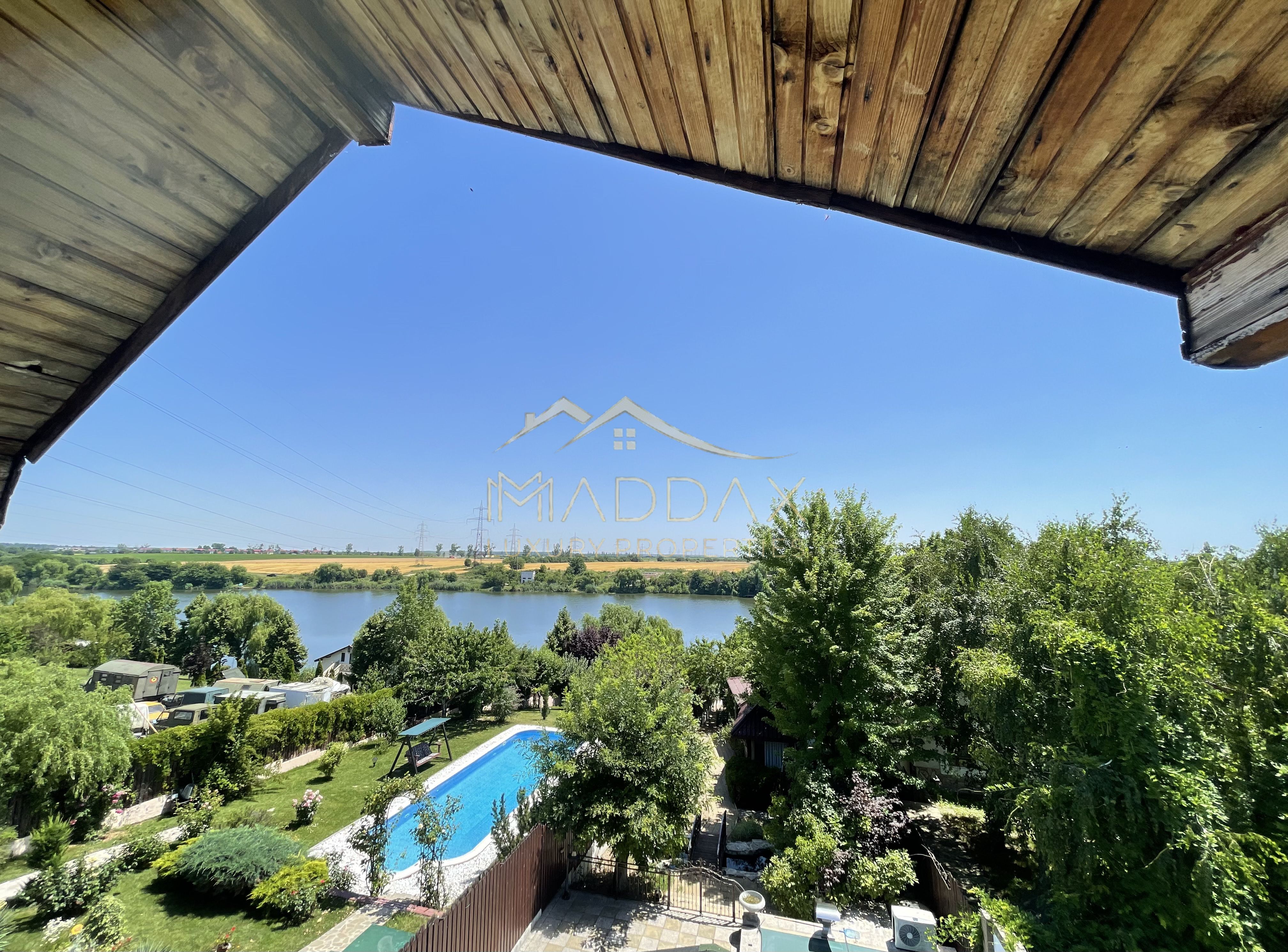 Vila 7 camere**Lake view**Ponton privat**Piscina**Teren 933 MP//Balotesti — fotografia 23