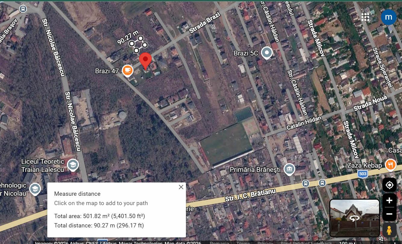 Vand teren intravilan in localitatea Branesti, 500mp — fotografia 3