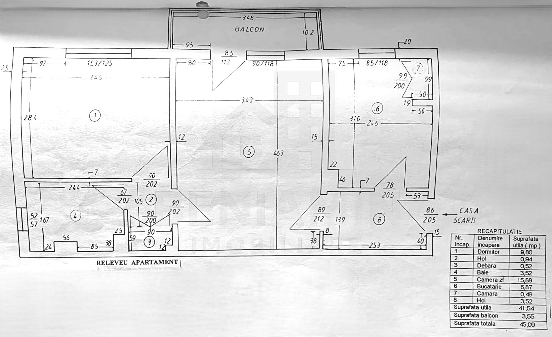 2 Semidecomandate - Parter -Balcon Cu Beci-CT-45mp- Cv9-Scoala 34 — fotografia 8