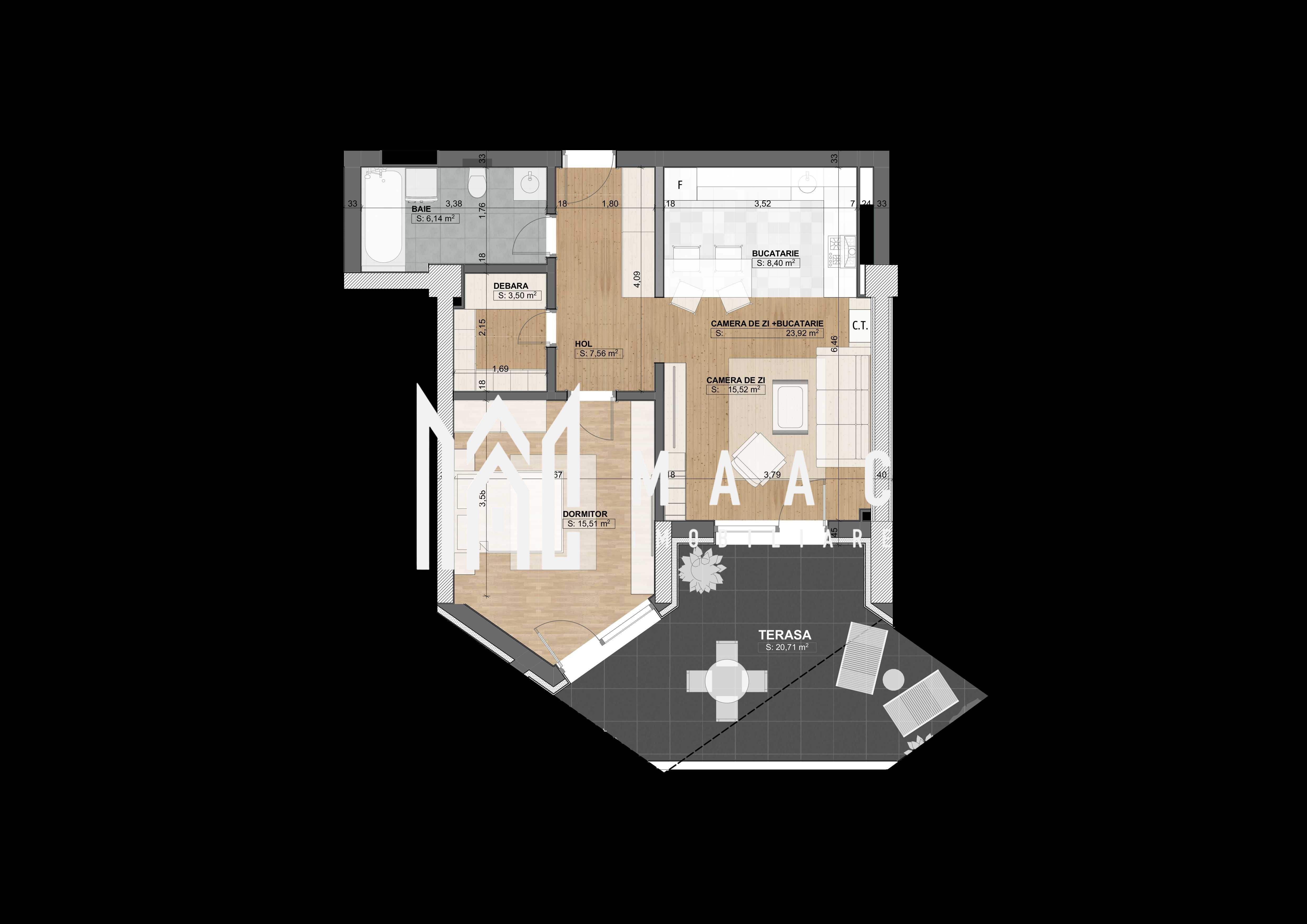 Apartament 2 camere I 65 mpu I Parter I Parcare I Evo- Șelimbăr — fotografia 6