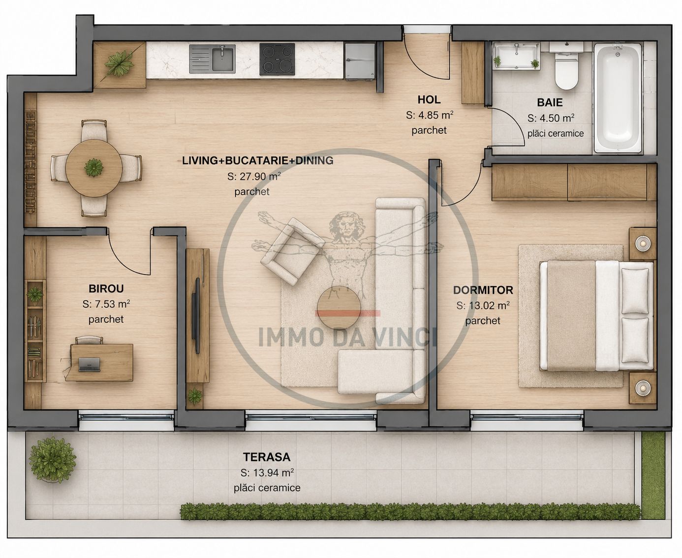 Apartamente cu 1-2-3-4 camere, parcare | Bloc Nou Traian Vuia Pod IRA — fotografia 5