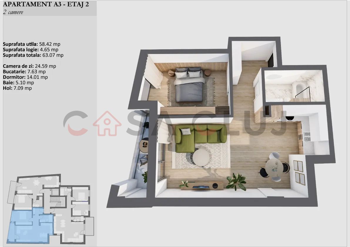 APARTAMENT PREMIUM CU 2 CAMERE ÎN CENTRU, CONSTRUCȚIE NOUĂ!