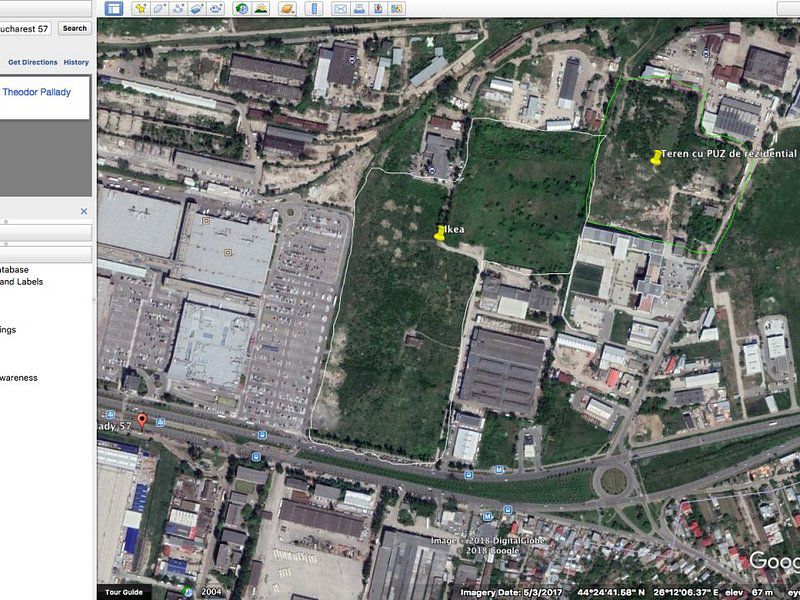 Teren intravilan 62.265 mp PUZ zona Pallady IKEA str. Balta Albina — fotografia 9
