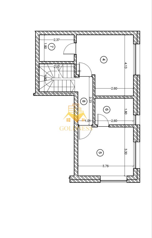 3 camere pe 2 nivele 3 bai | Buna Ziua, Calea Turzii |80 mp| Bloc nou| — fotografia 8