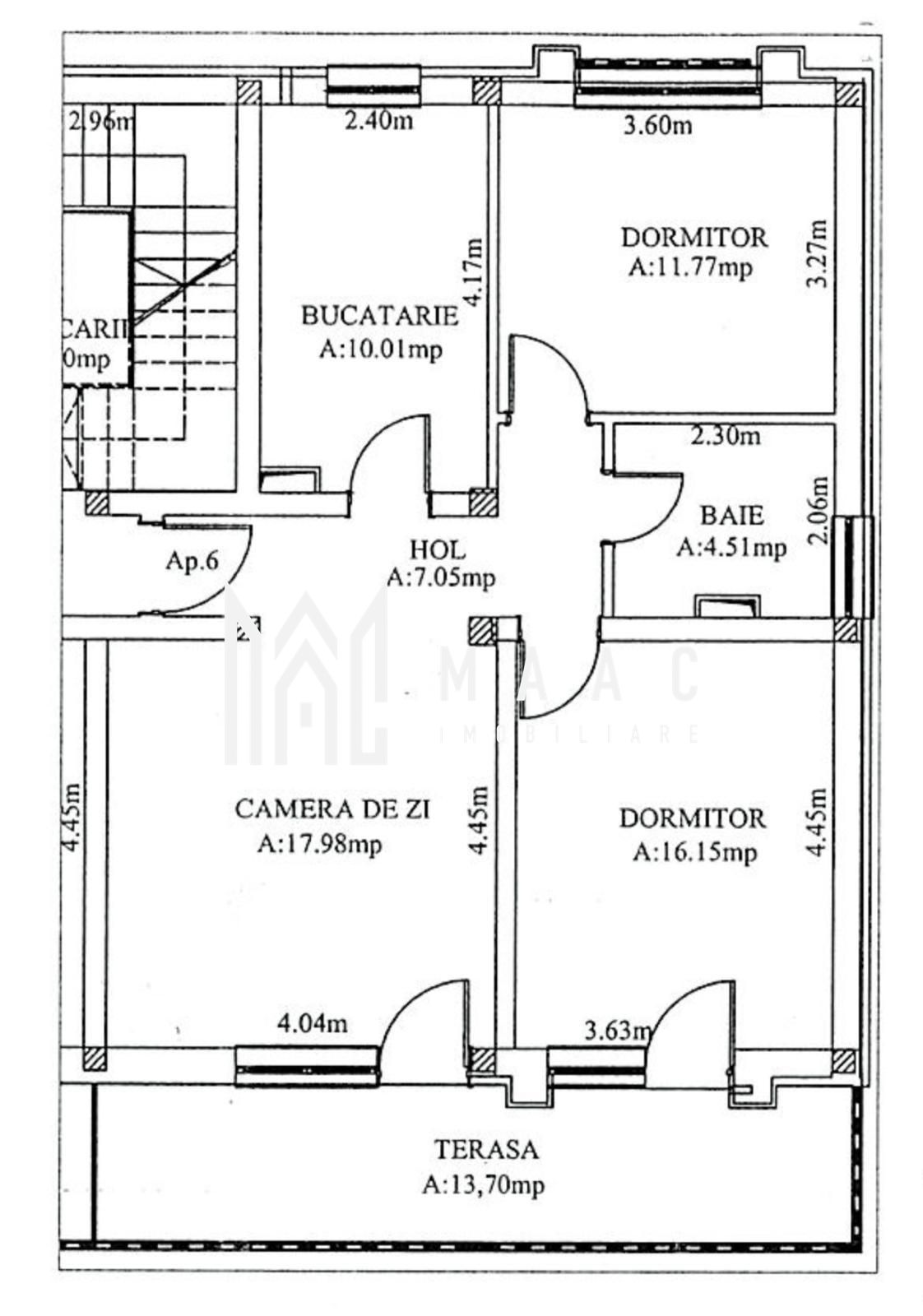 Apartament 3 camere | Etaj 2 | Decomandat | Terasa | Parcare — fotografia 10