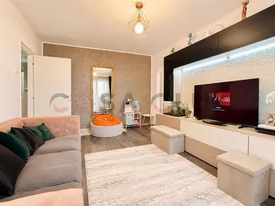3 camere, la cheie, renovat, etaj intermediar