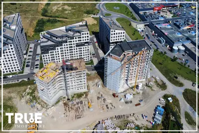 Apartament 2 camere, 42m² + 6m², Skyline City!