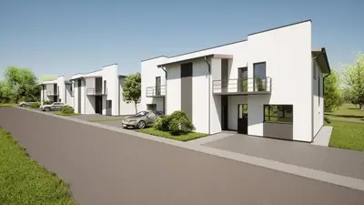 Apartament cu 3 dormitoare, curte și terase – Crasnei