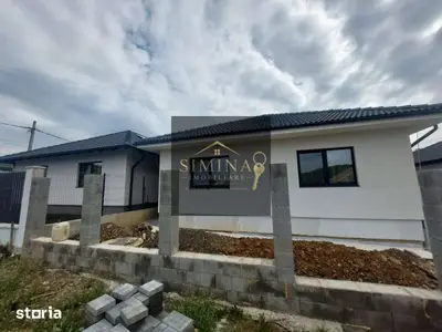 Casă nouă pe un nivel în Corunca, zona Primăriei, semifinisat