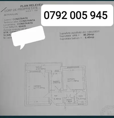 Ciresica-apartament 2 camere