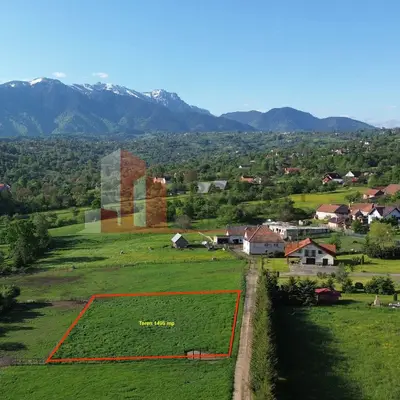 Teren intravilan 1.495 mp | Bran- Tohanu Nou | Vedere Bucegi | Deschidere 45 m