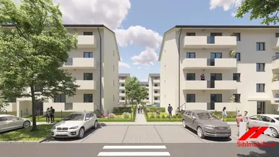 Apartament 3 camere la alb de vanzare in Selimbar Doamna Stanca