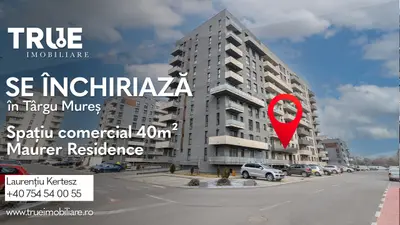 Spațiu comercial de închiriat, 40m², Maurer Residence!