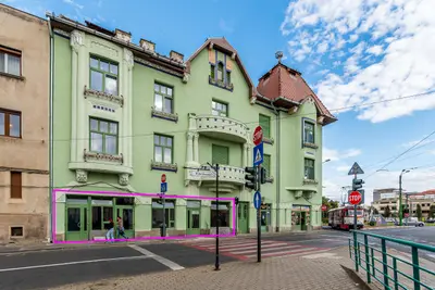 Spațiu comercial spre închiriere | Zona Boul Roșu – Palatul Steiner