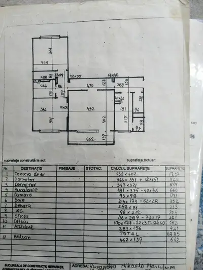 Apartament 3 camere Afi cotroceni