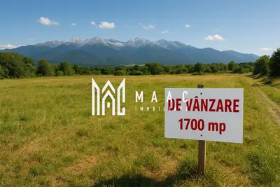 Teren 1.700 mp | Vedere panoramică| Porumbacu de Jos